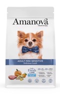 Amanova Adult Mini Sensitive Delicious Lamb Grain Free Xira Trofi xoris Sitira ga Enilikous Skulous Mikrosomon Fulon me Arni 2kg 